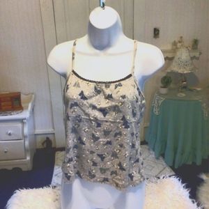 OFF TO GOODWILL 10/28 Butterfly tank top
